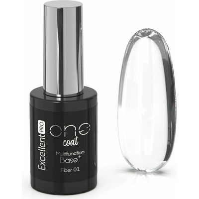 Cosmetics Zone Vynikající hybridní skluznice PRO One Coat Multifunction Fiber Base s vlákny Pink Fog 11g