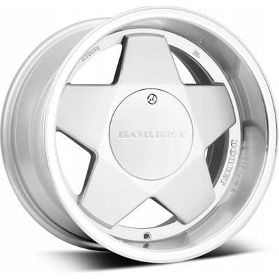 BORBET A 7x15 4x100 ET35 silver lip polished