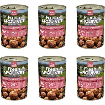 Arquivet Fresh Mäsové guľky s iberskou šunkou sladkými zemiakmi a brokolicou 6x400g