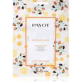 Payot Morning Mask Hangover озаряваща платнена маска за всички типове кожа на лицето 19ml