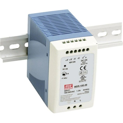 Sieťový zdroj na DIN lištu Mean Well MDR-100-24 24 V / DC 4 A 96 W 1 x
