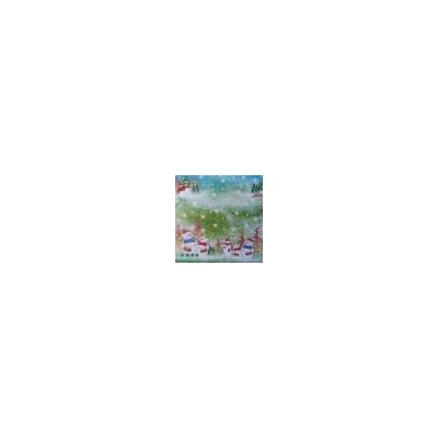 Sněhuláčci 30,5x30,5 designový papír Folia - Bringmann SCR1050199