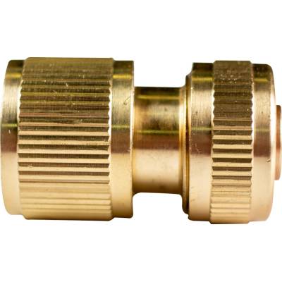 TopGarden Накрайник за маркуч 1/2" със стопер месингов tg