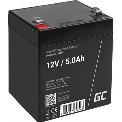 Green Cell 12V 5Ah AGM27
