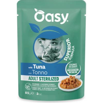 Oasy Chunks Adult Sterilized 12 x bravčové 85 g