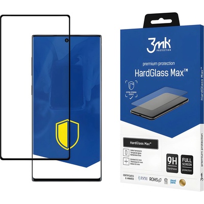3mk Protection HardGlass Max - защитно стъкло за Samsung Galaxy Note 10 - Черен KP20990 (20990)