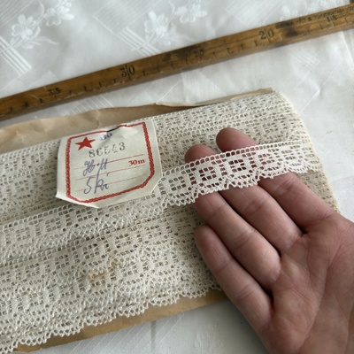Vintage bavlněná krajka šíře 2 cm typ 23