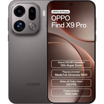 OPPO Find X9 Pro 16GB/512GB Charcoal Titanium