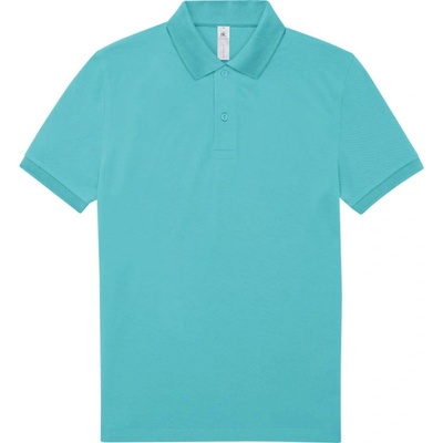 B&C polokošile B&C My Polo 180 piqué krátký rukáv COT-01U424zl501 tyrkysové meta