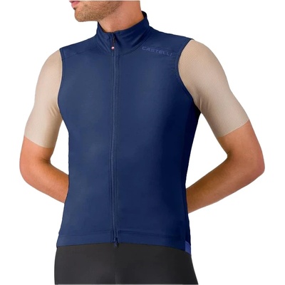 Castelli Мъжки елек за колоездене Castelli Espresso 2 Vest Cycling vest - Belgian Blue - размер XL (054-0354-0115)
