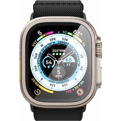 Spigen ochranné sklo tR Slim Pro pro Apple Watch Ultra 49mm, titanová AGL06161 – Zboží Živě