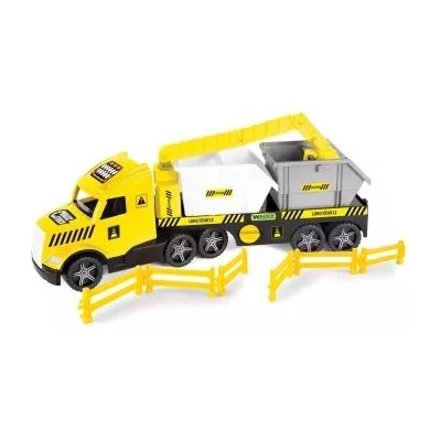 Wader Водач: Magic Truck Камион на Техниката с контейнери - 79 см