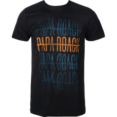 KINGS ROAD Мъжка тениска Papa Roach - WDYT Warped Repeater - Black - KINGS ROAD - 20130599