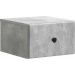 vidaXL Спален шкаф с монтаж на стена Бетонно сиво 34, 5 x 33 x 20 см (899111)