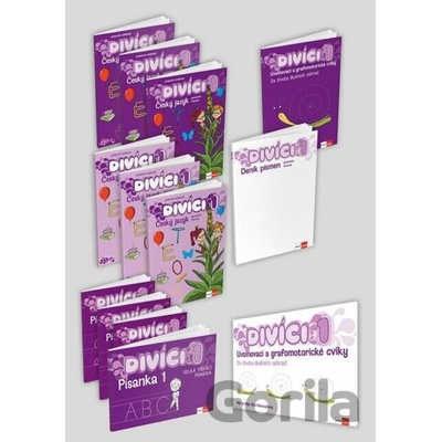 Divíci 1 - rozšířený učitelský balíček - Český jazyk GM (vázané písmo) - Klett