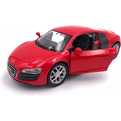 Welly Auto Audi R8 V10 červená 1:34