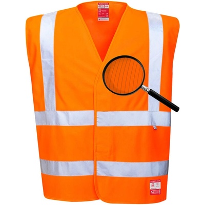 PortWest Vesta Hi-Vis Anti Static Flame Resistant FR71 reflexní oranžová