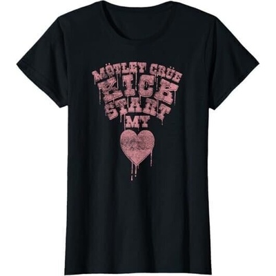 Mötley Crüe Kick Start My Heart Black M Дамски Риза (MOTTEE33LB02)