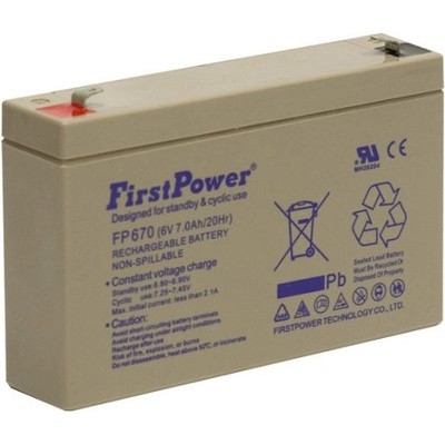 Eaton Батерия First Power FP670 7 Ah 6V (FP670)