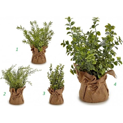 Ibergarden Zelené rostliny 57137 v jutovém květináči