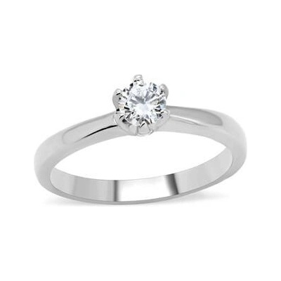 Šperky4U ocelový prsten se zirkonem AL 0055