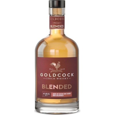Rudolf Jelínek Gold Cock Blended 42% 0,7 l (holá láhev)