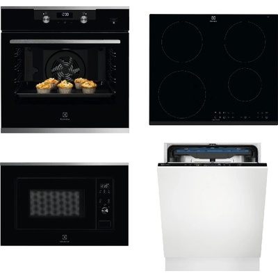 Set Electrolux KODEH70X + LIR60433 + LMS2203EMX + EES48200L