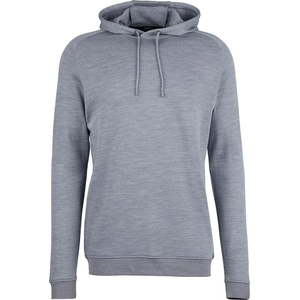 Stoic Мъжки вълнен пуловер Stoic MerinoFleece240 MMXX. Persberg Hoody Merino hoodie - Light Grey / Melange - размер XXL (005-6554-0315)