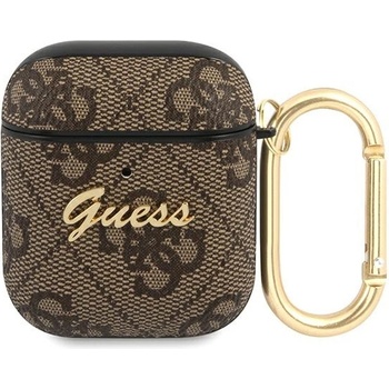 Guess 4G Script PC/PU puzdro pre Airpods 1/2 GUA24GSMW