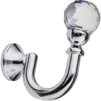 Držák na záclony DOMOLETTI MINI CRYSTAL, chrom