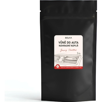 SOJKA JUICY NECTAR Náhradní náplně do osvěžovače vzduchu do ventilátoru auta 3 ks