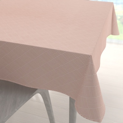 Biante Teflonový čtvercový ubrus Milano TF-048 světle růžový 80x80cm