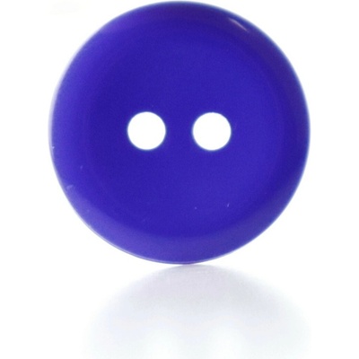 Pro Háčkování Knoflík kulatý plast 15 mm královsky modrý