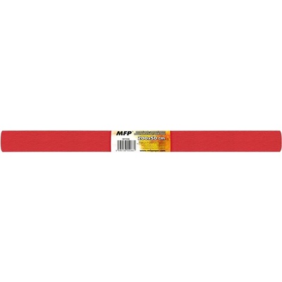Krepový papír role 50x200cm červený
