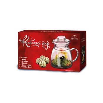 Velta Tea Dárková kazeta Zelené kvetoucí čaje 4 ks