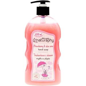 Skin Care Naturaphy Детски течен сапун с ягода и алое вера Naturaphy 650 мл 30022 (5908311416891-KIDS)