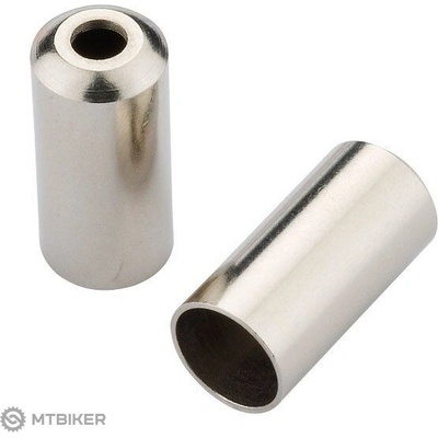 Jagwire mosadzná koncovka brzdového bowdenu, 5 mm, chróm