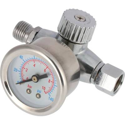 Airpress Регулатор с манометър за бояджийски пистолети 0-10 бара i05 45748-r (45748-r)
