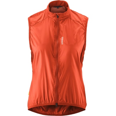 Gonso Дамски елек за колоездене Gonso Women's Road Vest Wind Cycling vest - Fiesta Red - размер 46 (EU) (154-0130-0417)