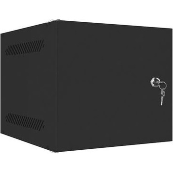 Lanberg Комуникационен шкаф Lanberg rack cabinet 10" wall-mount 4U / 280x310 for self-assembly (flat pack) with metal door, black (WF10-2304-00B)