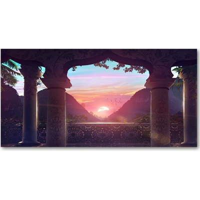 Foto obraz fotografie na skle Východný architektúra 100x50 cm