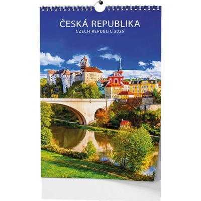Nástěnný Česká republika A3 2024