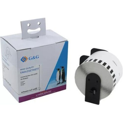 Compatible Лента за етикетни принтери BROTHER ТИП QL - 62 mm x 30, 48 m - DK22205 (RL-BR-DK22205)