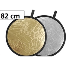 2v1 odrazná deska 82cm zlato stříbrná 2 barvy