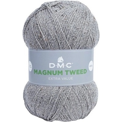 Příze MAGNUM TWEED 400g, šedý tvíd