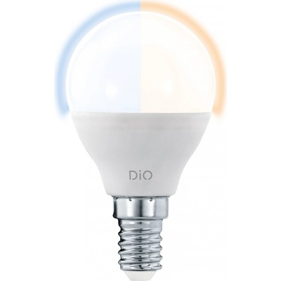 Eglo Stmievateľná LED žiarovka, E14, P45, 5W, 400lm, teplá biela-studená biela