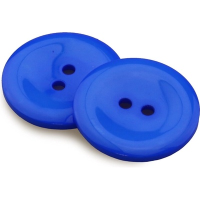 Pro Háčkování Knoflík kulatý plast 20 mm, modrý