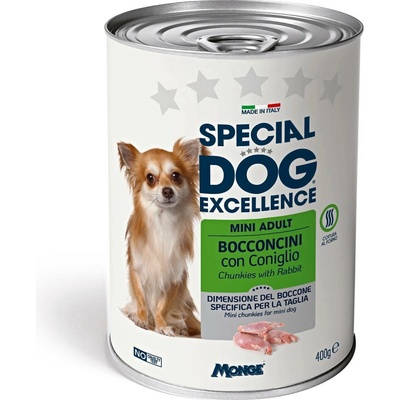 Monge Special Excellence Mini Adult králik kúsky 400 g