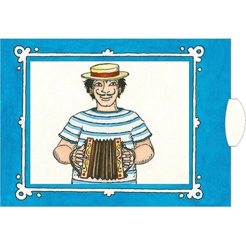 Living Card Поздравителна картичка Living Card - Акордеон (SM38)