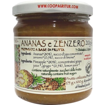 Agritur Ananásový džem so Zázvorom Top Bio 210 g